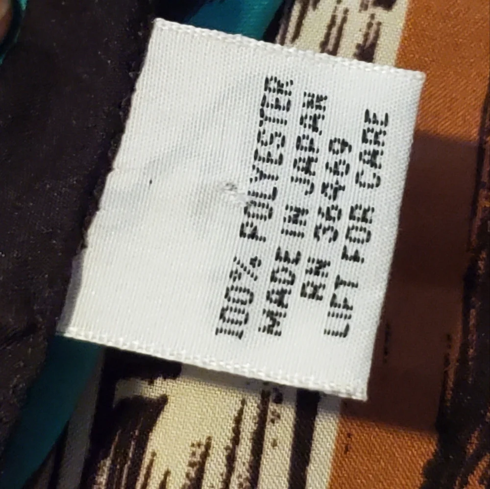 Vintage Elorian Original  Stripe neutral tones scarf